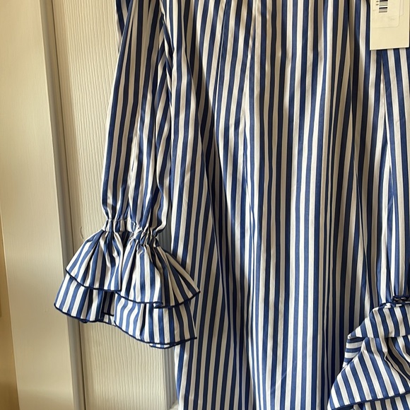 Petersyn X Revolve Kerri indigo striped dress nautical preppy small flaw - Picture 4 of 11